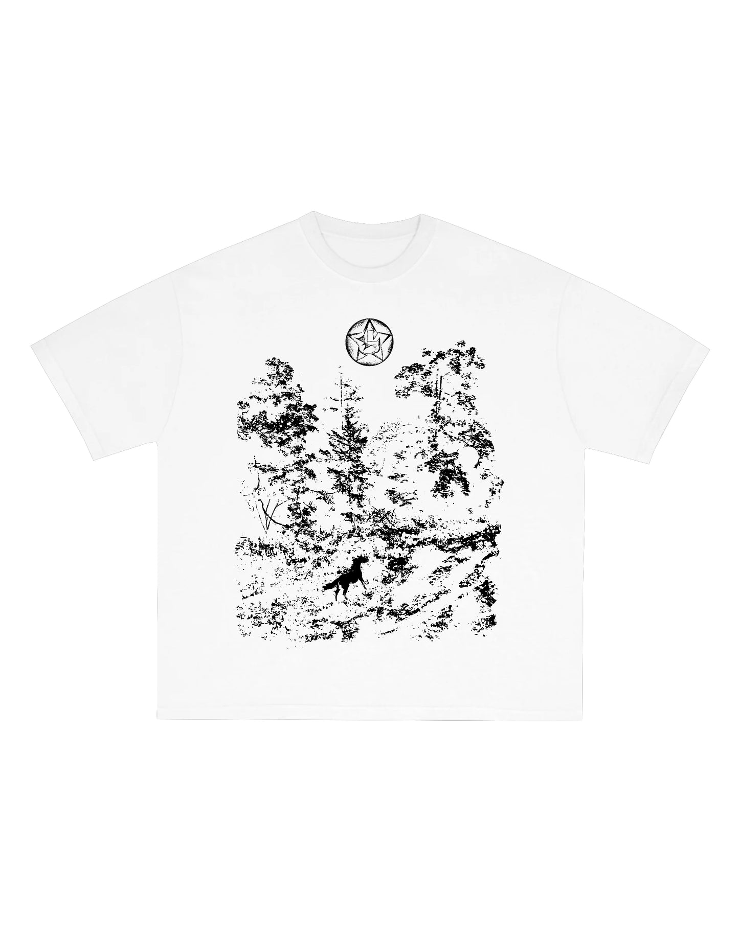 PAISAJE TEE OVERSIZED BLANCA