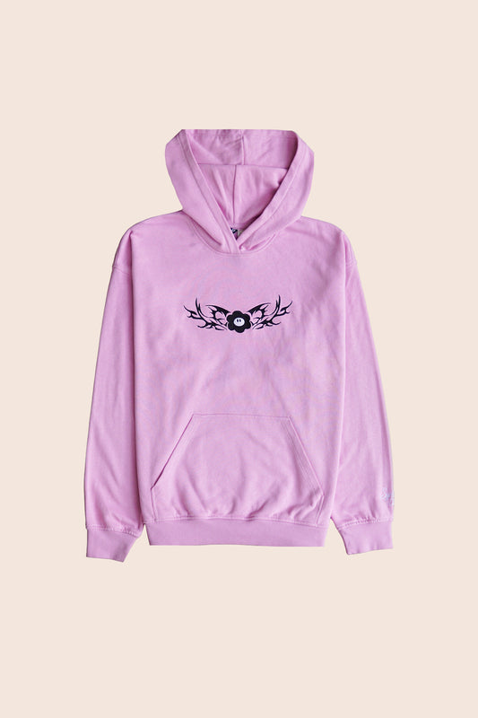 MEDIEVAL STAMP HOODIE PINK BABY