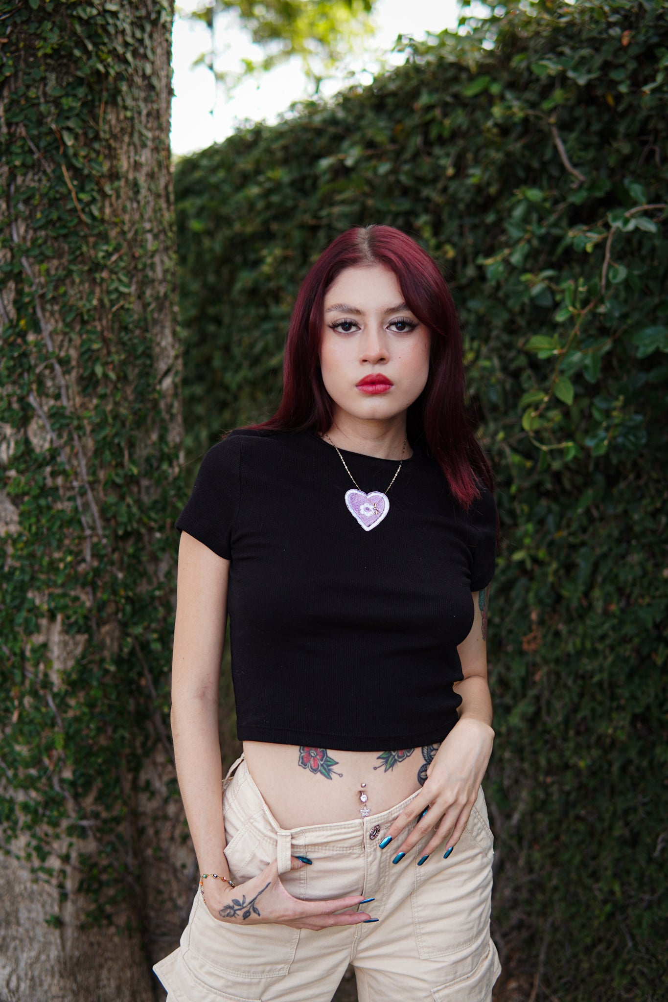 HEART TOP BLACK