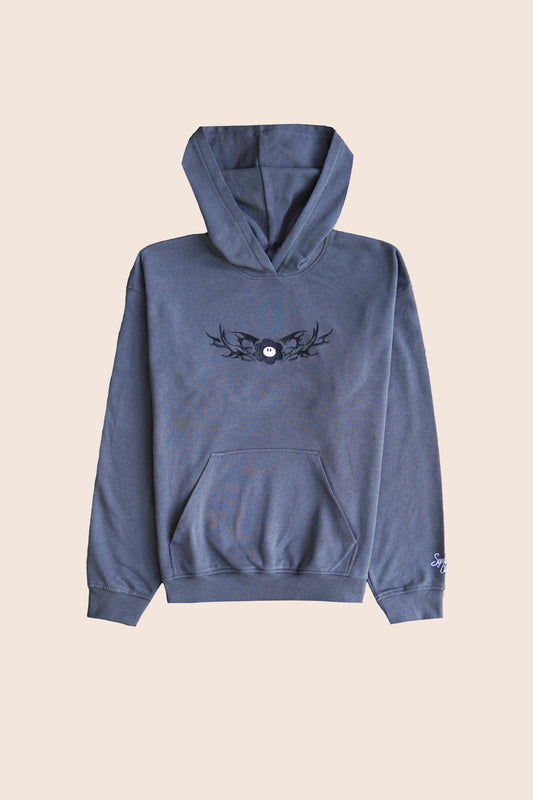 MEDIEVAL STAMP HOODIE GRAY