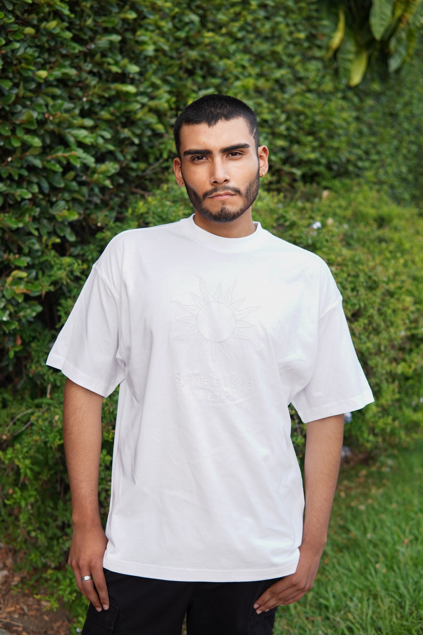 INSIDE SYNTHETIC T-SHIRY WHITE